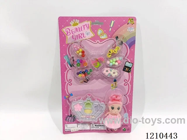 Beads + makeup + doll