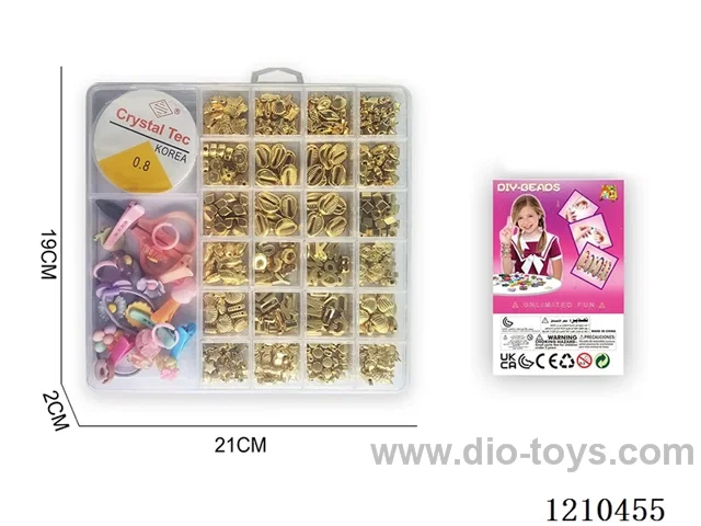 DIY 26 grid beaded jewelry + ring + headband + hairpin