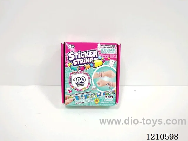 Beaded sticker