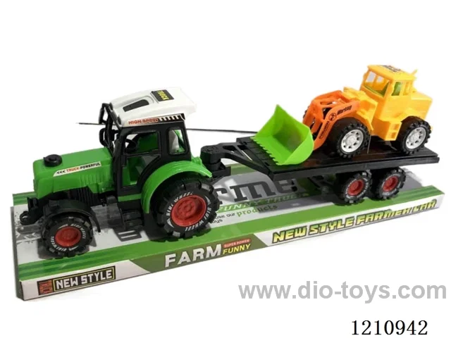 Inertia farmer vehicle-mounted engineering vehicle 2 colors mixed