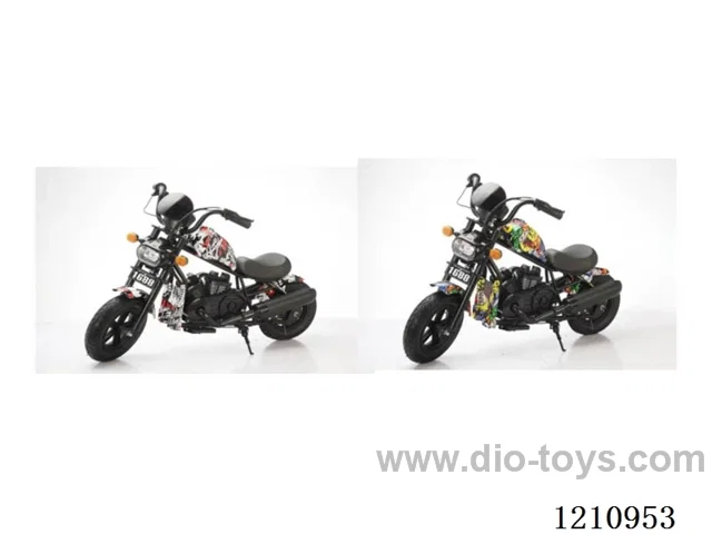 Children's electric motorcycle with lights