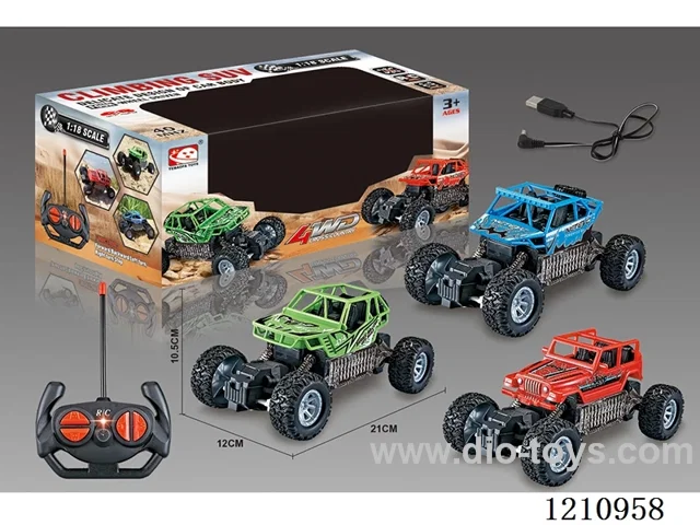 1:18 4ch rc car included battery 3 mixed