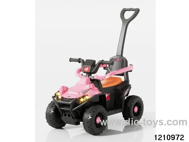 battery operation children car(With push handle，light& music）