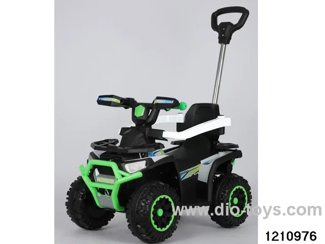 free wheel children car(With push handle can control the front steering, bright lights and music）