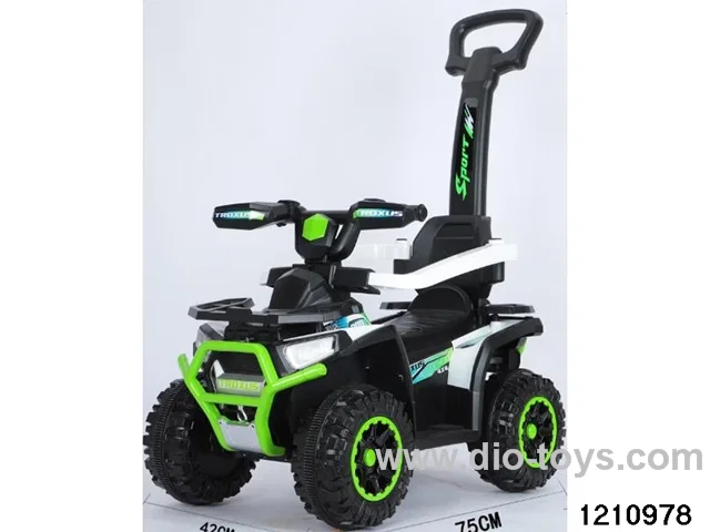free wheel children car(With push handle,light& music）