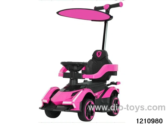 free wheel children car(With push handle,light& music）