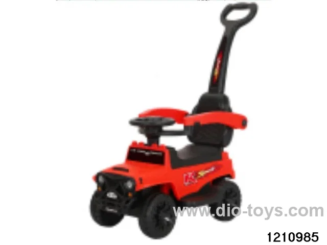 free wheel children car(With push handle,light& music）