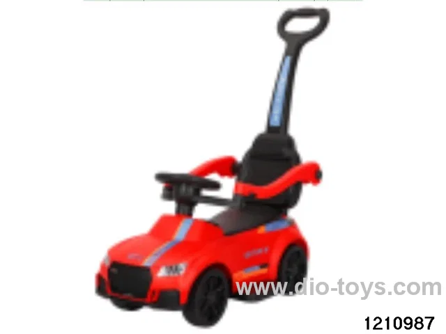 free wheel children car(With push handle,light& music）
