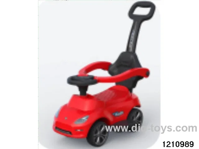 free wheel children car(With push handle,light& music）