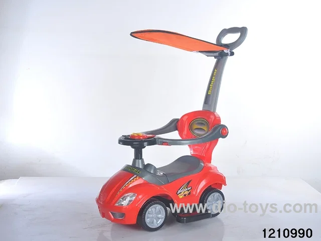 free wheel children car(With push handle,light& music）