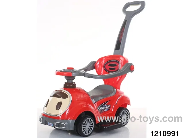 free wheel children car(front  wheel with universal turn,With push handle,light& music）
