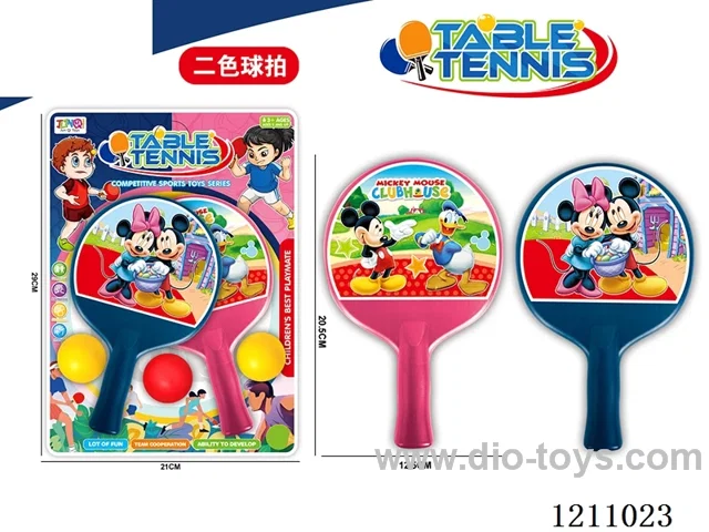Mickey Table Tennis Set (2 boards, *3 balls)