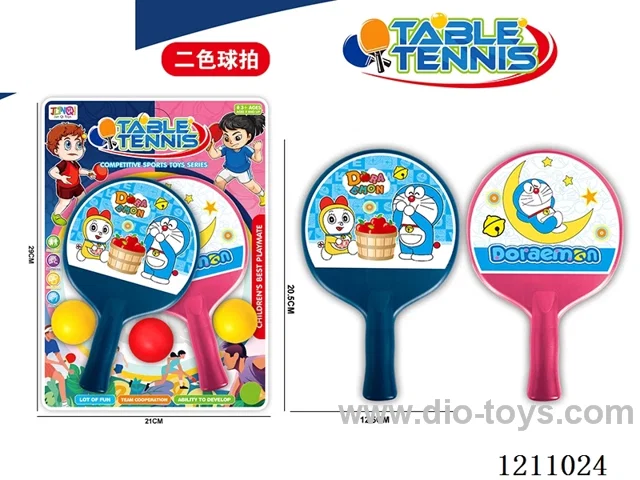 Doraemon table tennis set (2 boards, *3 balls)