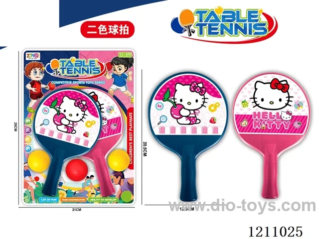 KT Cat Table Tennis Set (2 boards, *3 balls)