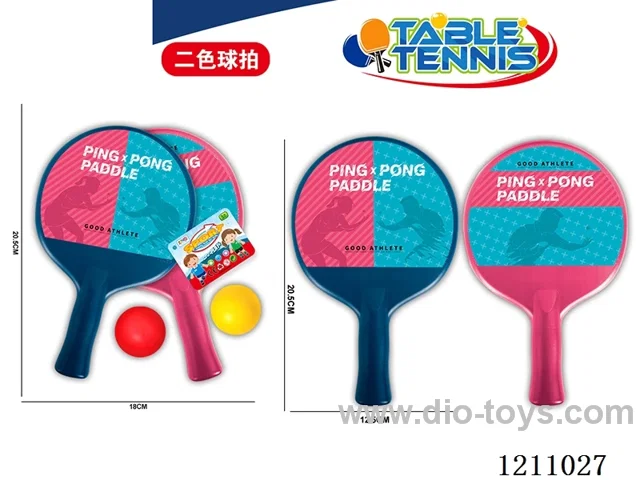 Table tennis set for boys and girls (2 boards *2 balls)