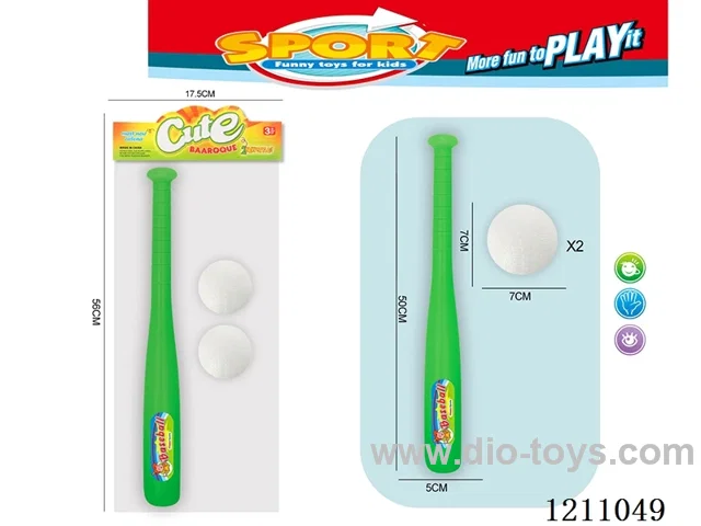 Baseball set (50CM stick *2 ball 7CM)