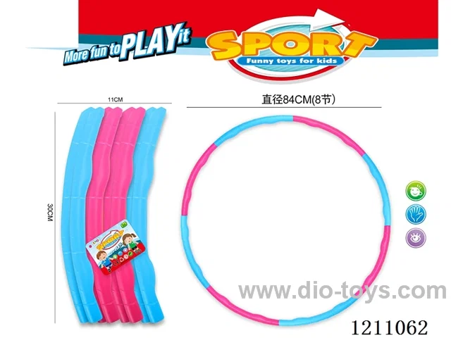 Hula hoop set (diameter 84CMX8 knots)