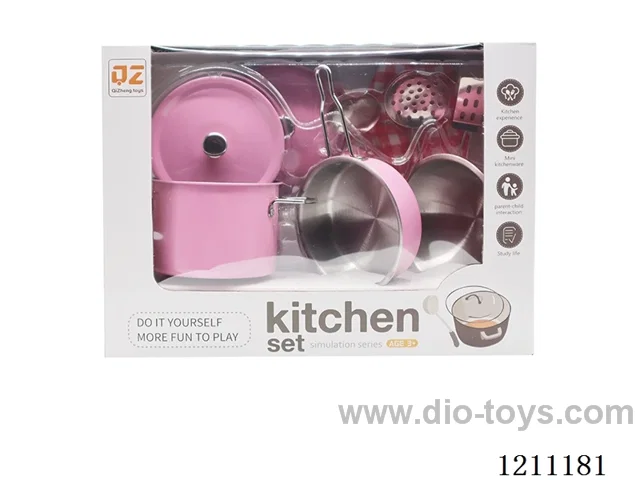 Pink Stainless Steel Cutlery with Gloves