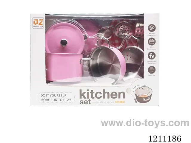 Pink Stainless Steel Cutlery with Gloves