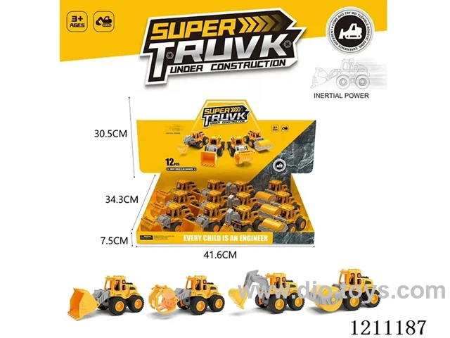 Inertial Engineering Vehicle 12PCS