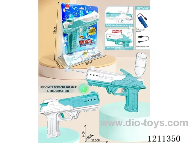 Fully automatic electric water gun (rechargeable) (included 1*3.7V battery +USB)