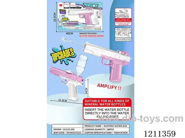 Fully automatic electric water gun (non-rechargeable) (2*AA battery not included)