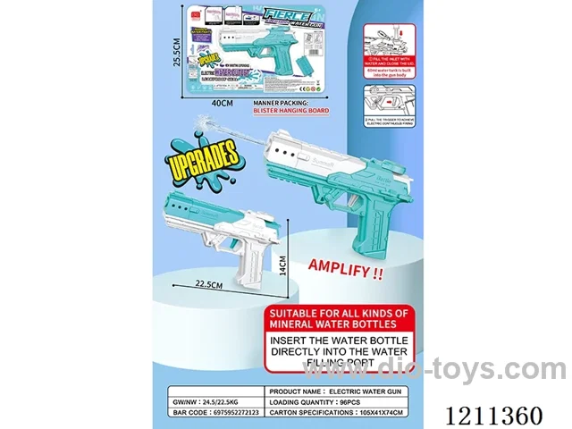 Fully automatic electric water gun (non-rechargeable) (2*AA battery not included)