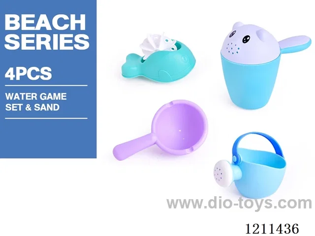Bath Toys 4PCS -Blue