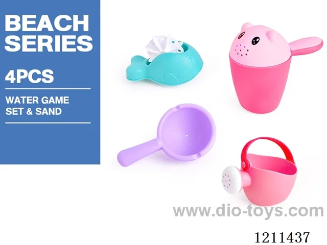 Bath Toys 4PCS -Pink