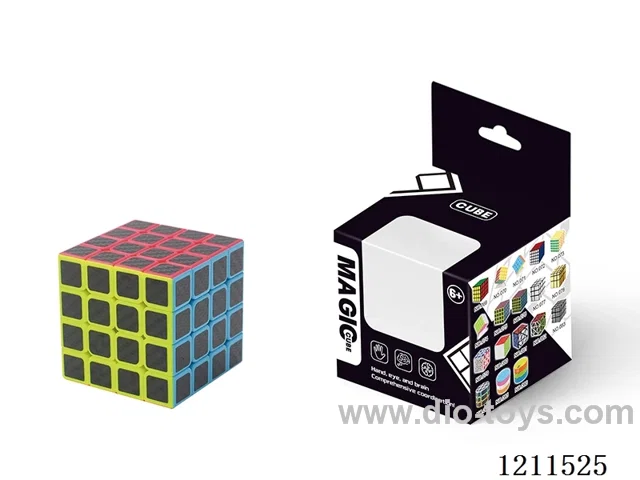 Fourth Order Solid Carbon Fiber Rubik's Cube