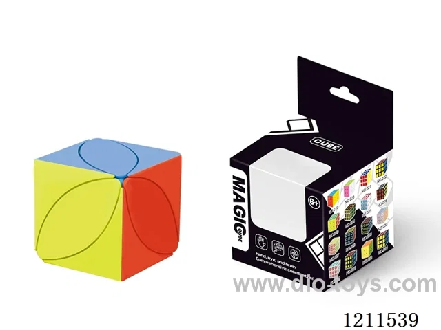 Alien Maple Leaf Solid Color Rubik's Cube