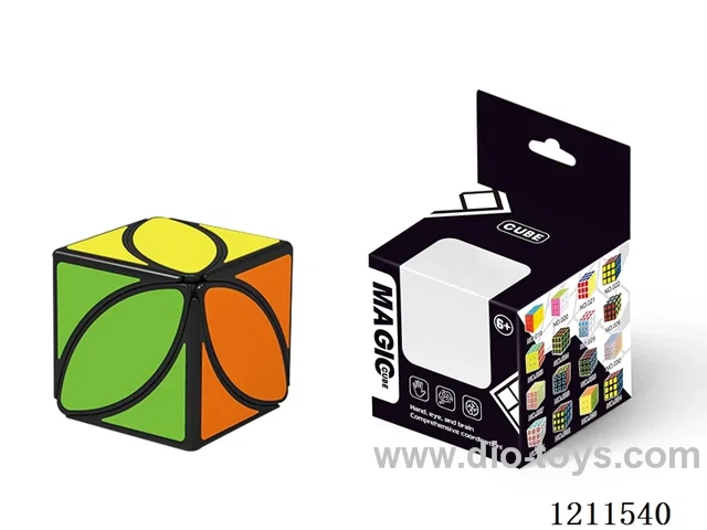 Alien Maple Leaf Sticker Cube