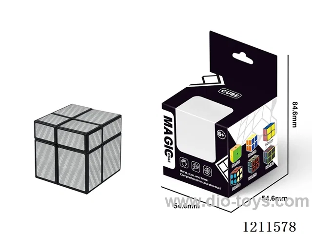 2nd Order Mirror Cube Charcoal Fiber
