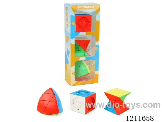 Circle in Square Rubik's Cube + Twisted Rubik's Cube + Third Order Dumpling