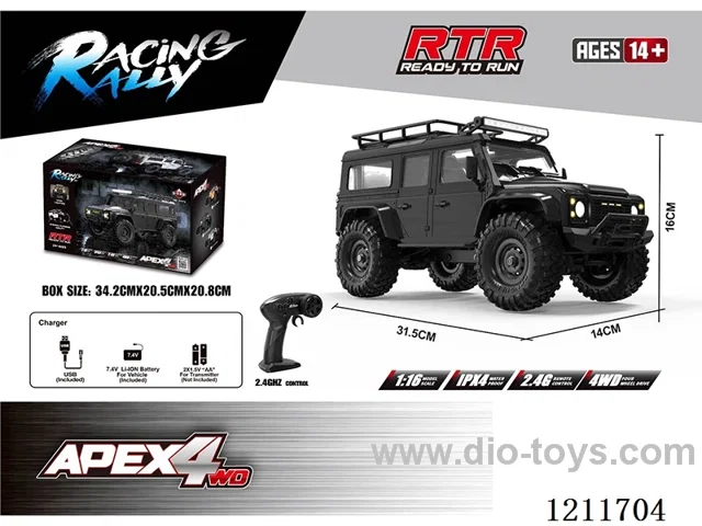 1:16 rc car included battery