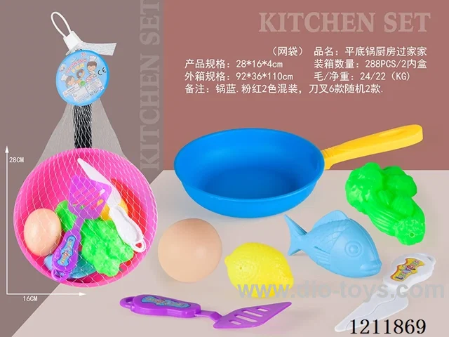 7PCS Pan Kitchen Set (Pans: Pink/Blue Mix)