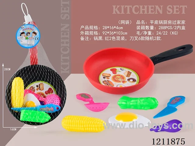 7PCS Pan Kitchen Set (Pans: Ebony/Red Mix)
