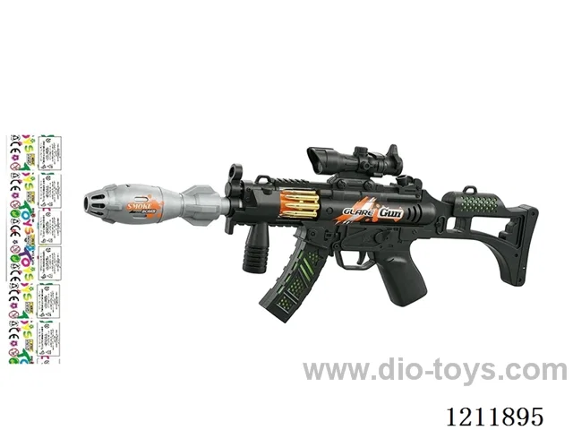 Black spray gun with water bottle + strap / 3*AA not included