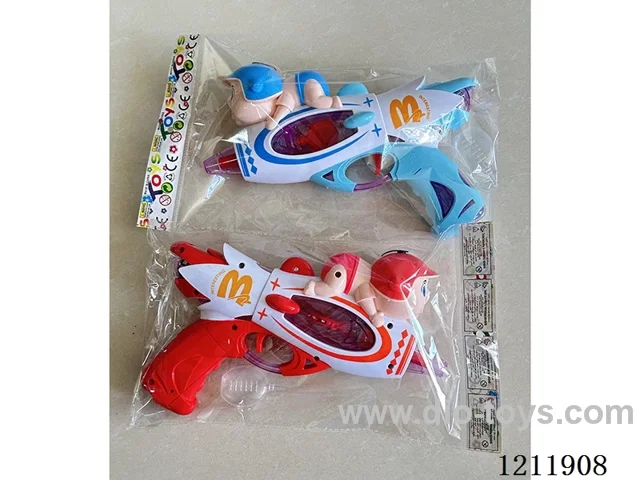Spray gun with water bottle red/blue mix 3*AA not included