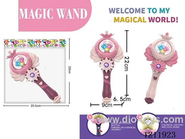 Princess magic wand with light/music