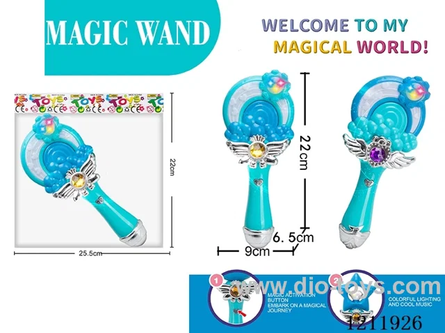 Princess magic wand with light/music