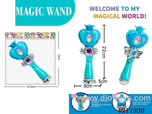 Princess magic wand with light/music