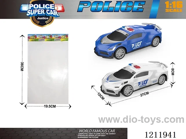 Bugatti Inertia Police Car 1:16