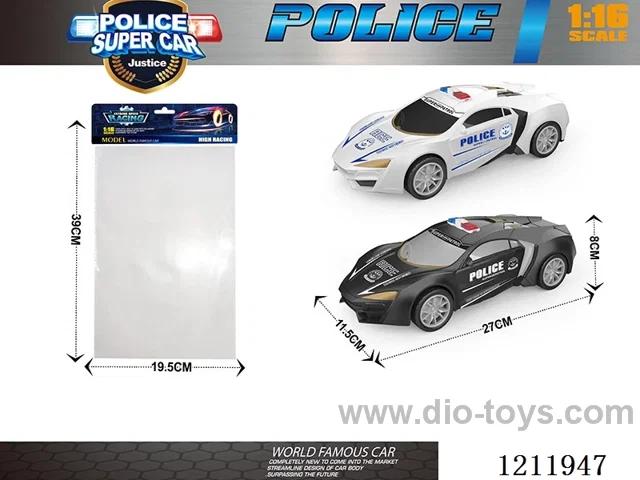 Lycoming Inertia Police Car 1:16