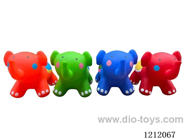 Inflatable painted elephant