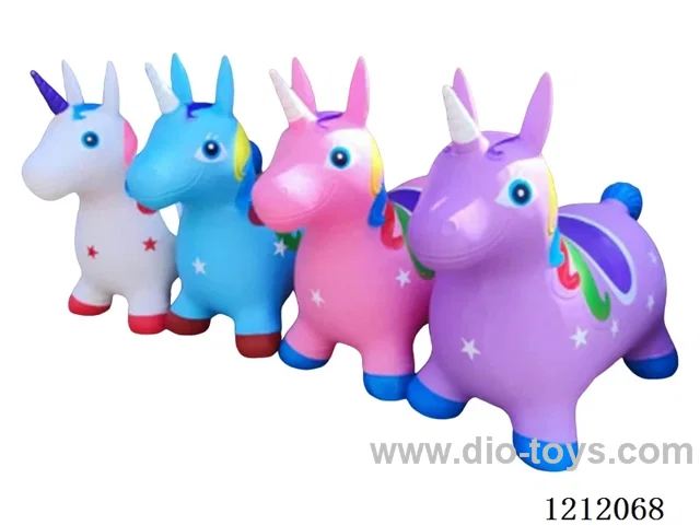 Inflatable painted star unicorn
