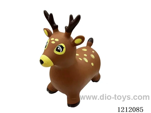 Flash music inflatable painted sika deer customized models (including 3*1.5V battery)
