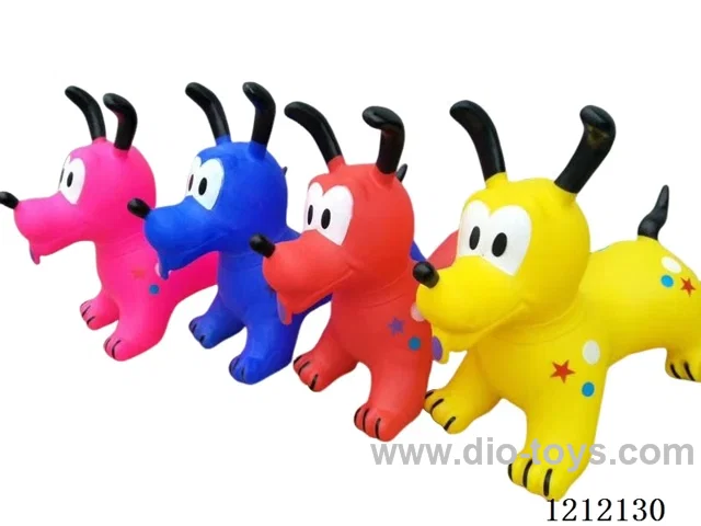 Inflatable painted dog party