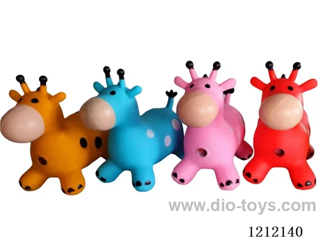 Inflatable painted deer with big mouth