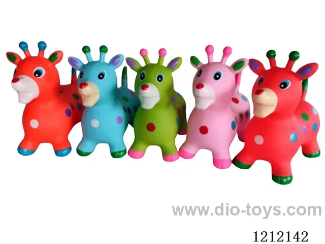 Inflatable painted deer